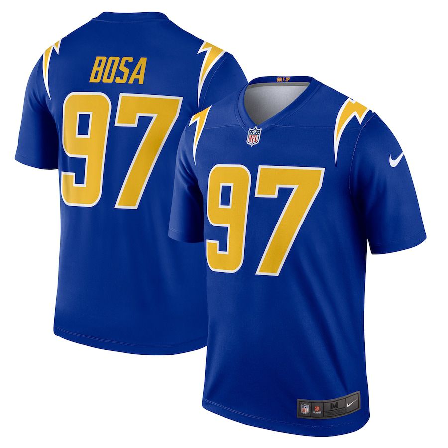 Men Los Angeles Chargers 97 Joey Bosa Nike Royal 2nd Alternate Legend NFL Jersey